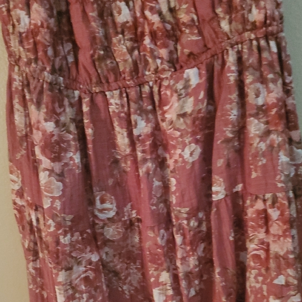 Liberty Brand Rust Floral Dress - Picture 4 of 10
